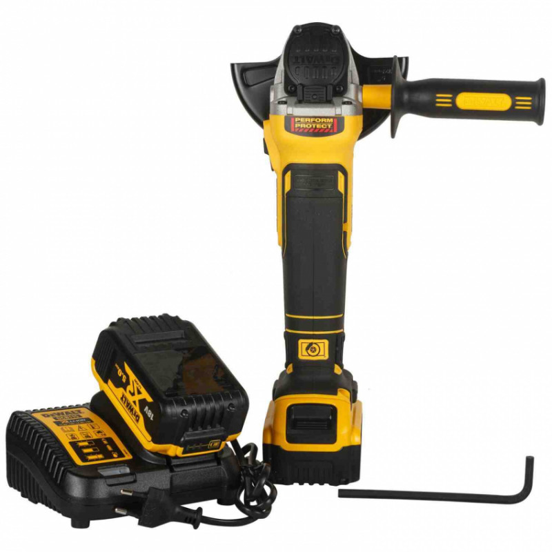 Шліфмашина кутова - болгарка акумуляторна безщіткова DeWALT DCG405S2T-DCG405S2T