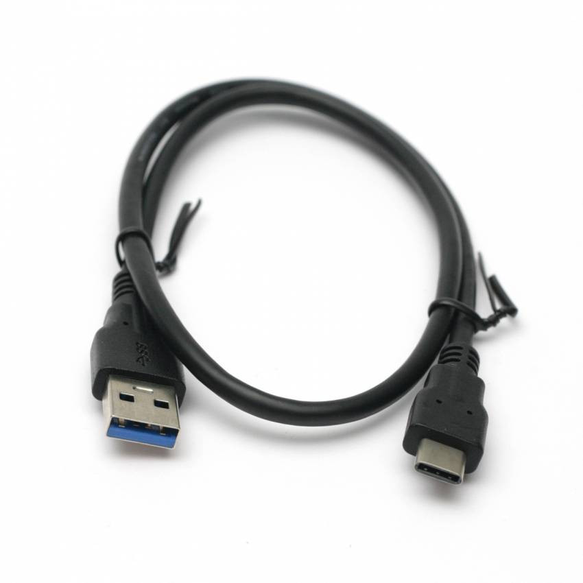 Кабель PowerPlant USB 3.0 AM – Type-C 0,5m-KD00AS1253