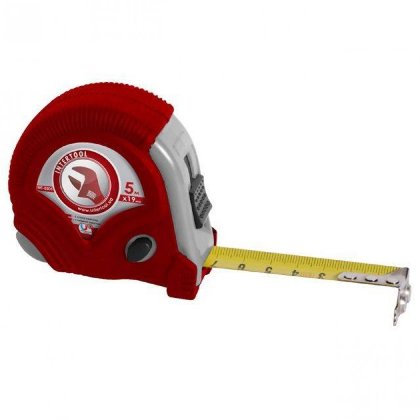 Рулетка з фіксатором 2 м x 16 мм "Супер Магніт" blister INTERTOOL MT-0302-MT-0302