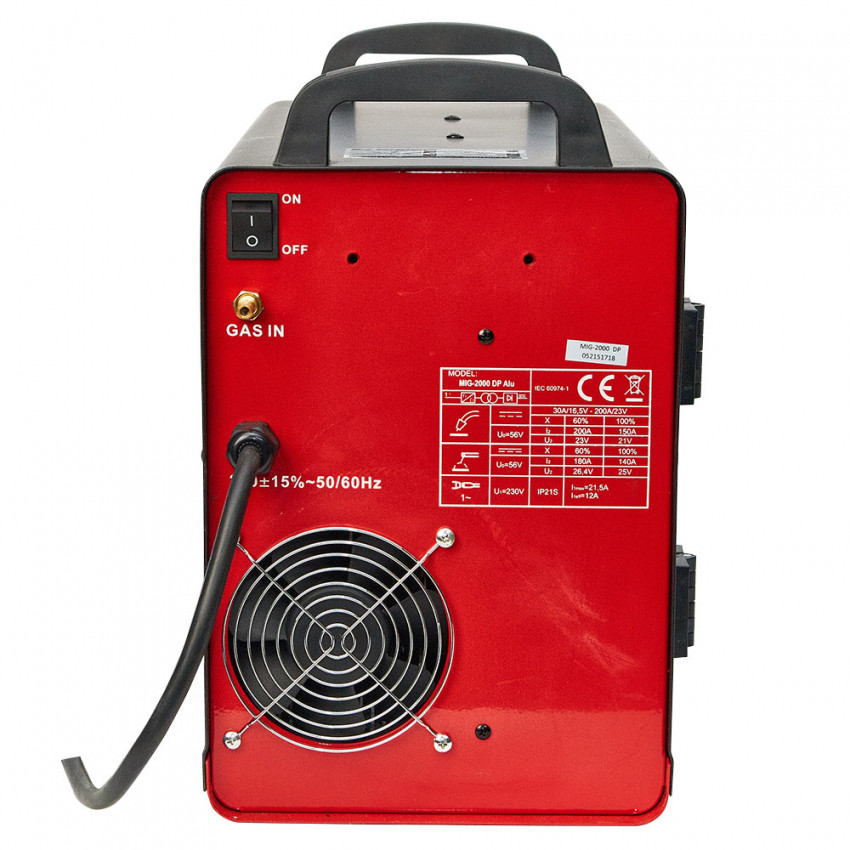 Зварювальний апарат Vitals Professional MIG 2000 DP Alu-156907