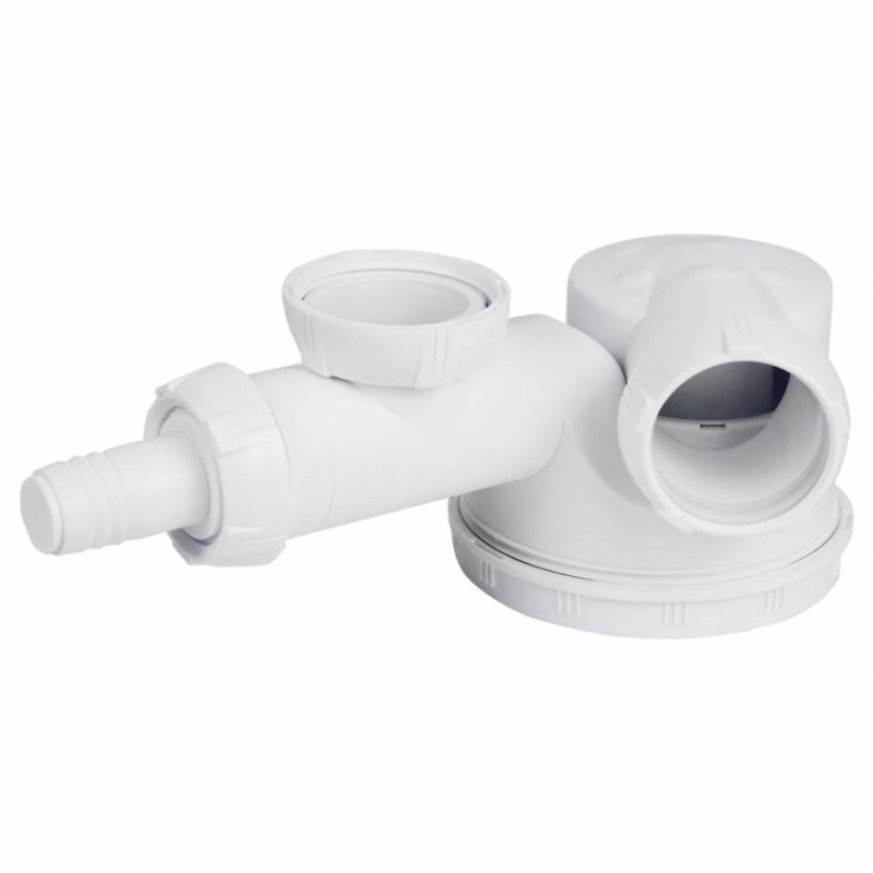 Сифон для кухонної мийки Espace 1½"×Ø40мм WIRQUIN (9542420)-9542420