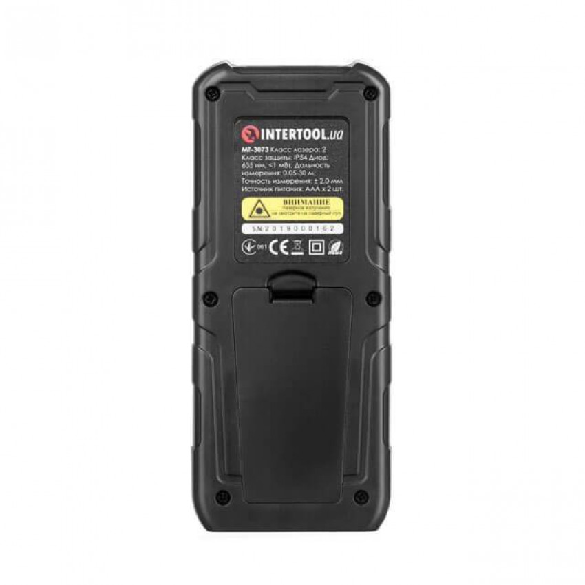 Далекомір лазерний 30м, відкидна ніжка INTERTOOL MT-3073-MT-3073