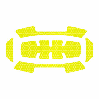 Наліпки світловідбивні MILWAUKEE BOLT, жовті, (5шт)-[articul]