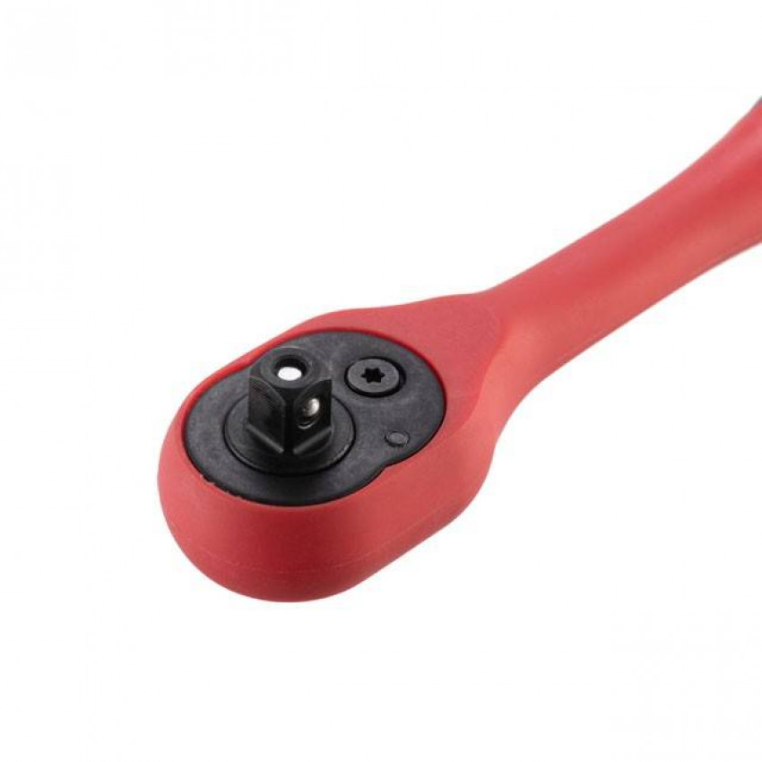 Рукоятка із храповим механізмом на 72 зуба 1/4" Cr-v.(Professional) INTERTOOL HT-2111-HT-2111