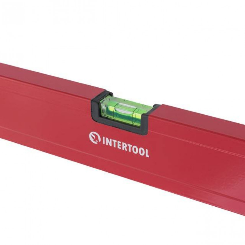 Рівень будівельний, 800 мм, 3 капсули, перетин 22×59 мм INTERTOOL MT-1133-MT-1133