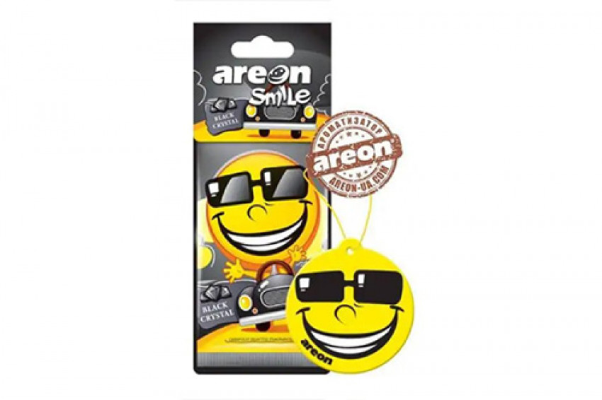 Ароматизатор Areon Smile Чорний кристал (картонна підвіска)-077698