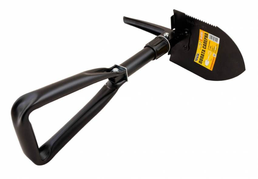 Лопата саперна MASTERTOOL 110х160х460 мм складна 14-6281-14-6281