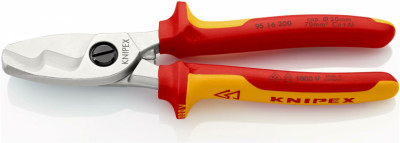 Ножиці для різки кабелів KNIPEX 95 16 200 SB-[articul]