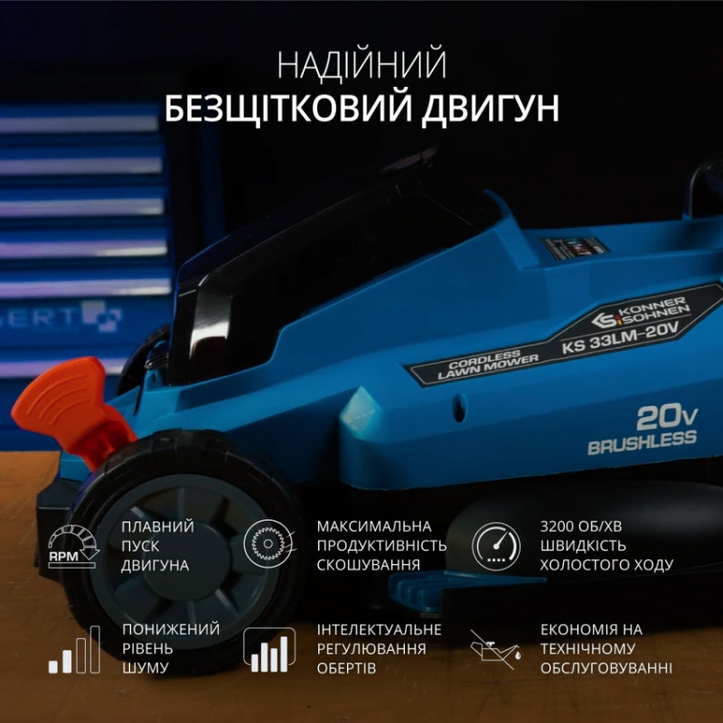 Акційний набір для догляду за газоном KS 33LM-BCT20V-SET-KS 33LM-BCT20V-SET