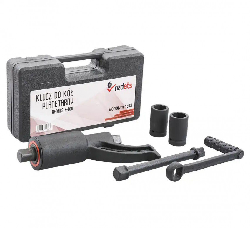 Ключ для коліс планетарний REDATS K-100 (6000 Нм, 1:58)-07-02-03