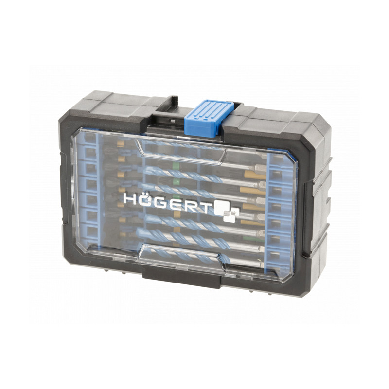 Набір ударних біт та універсальних сверл 35 шт HOEGERT 35 HT1S801-HT1S801