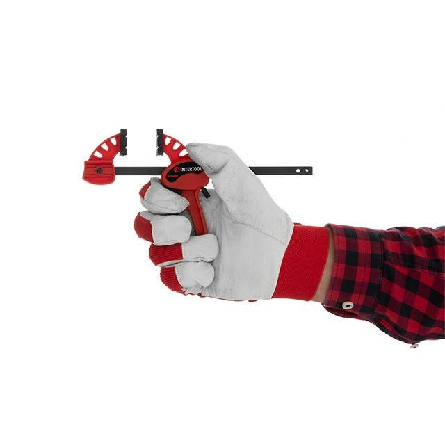 Струбцина автомат 100*30 мм, зусилля затиску до 10 кг INTERTOOL HT-6110-HT-6110