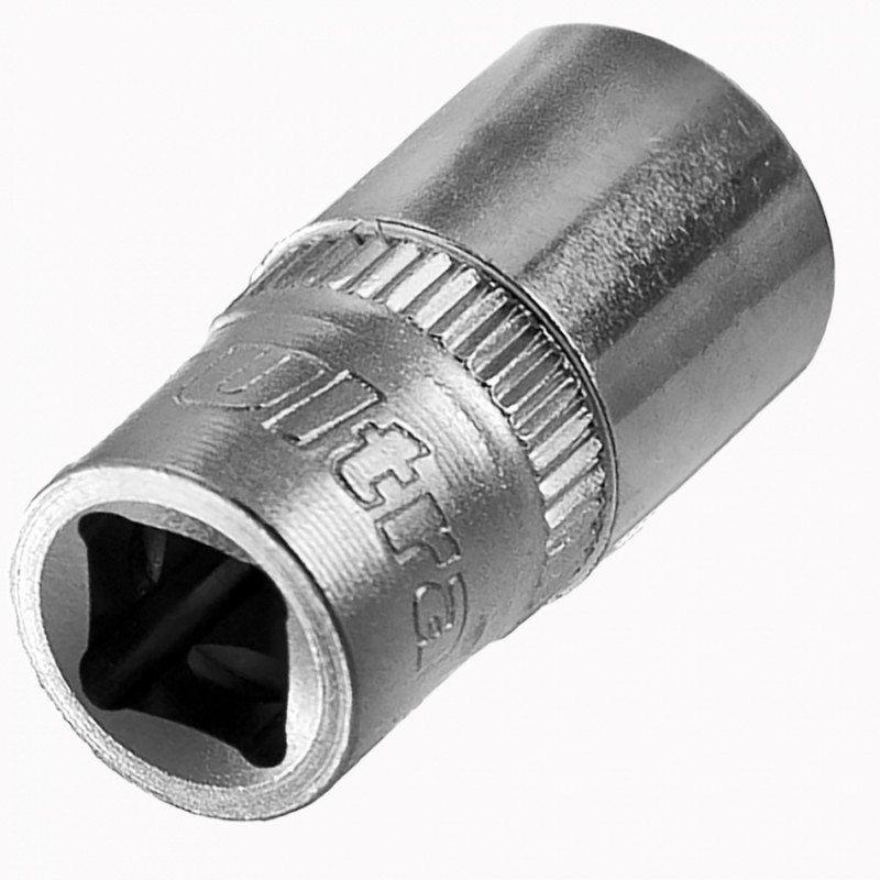 Насадка шестигранна коротка 1/4" 9мм CrV ULTRA (6060092)-6060092