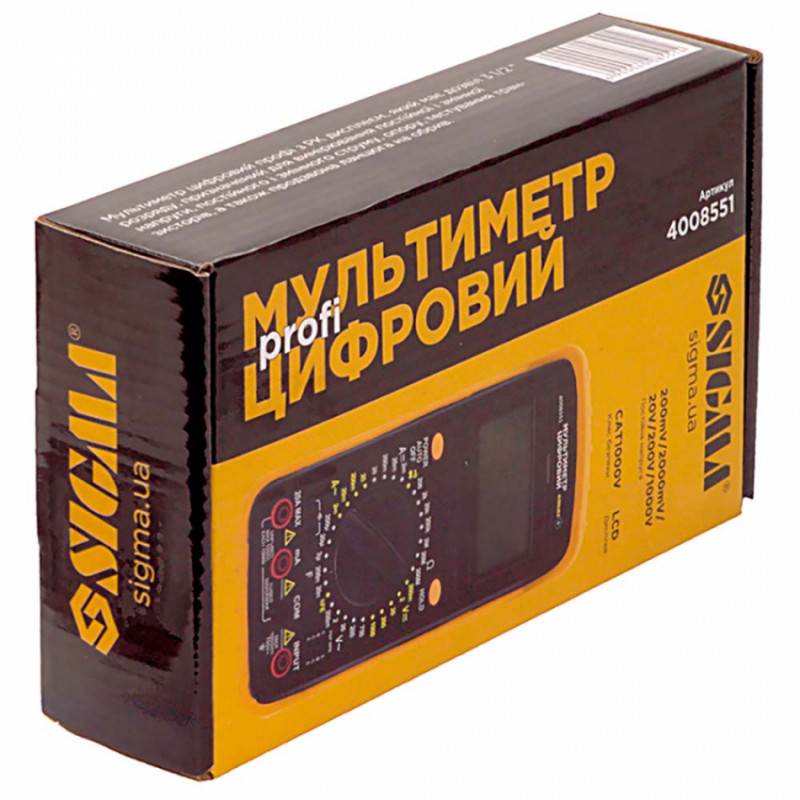 Мультиметр цифрової профілі Sigma (4008551)-4008551