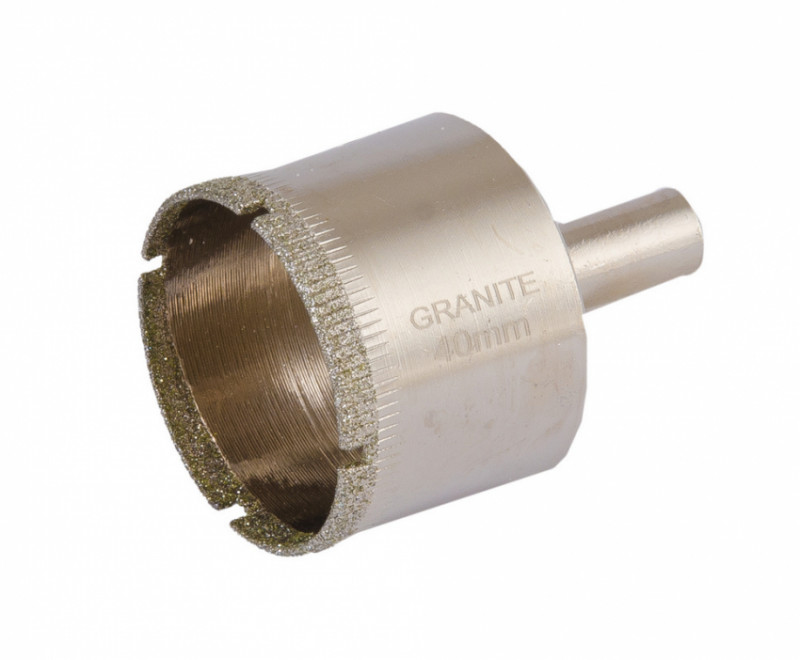 Свердло трубчасте GRANITE з алмазним напиленням для скла та плитки 40 мм 2-01-240-2-01-240