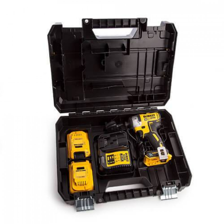 Шуруповерт акумуляторний ударний безщітковий DeWALT DCF888P2B-DCF888P2B