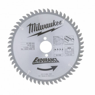 Диск пильний MILWAUKEE, Ø190/30мм, 54 зуб.-[articul]