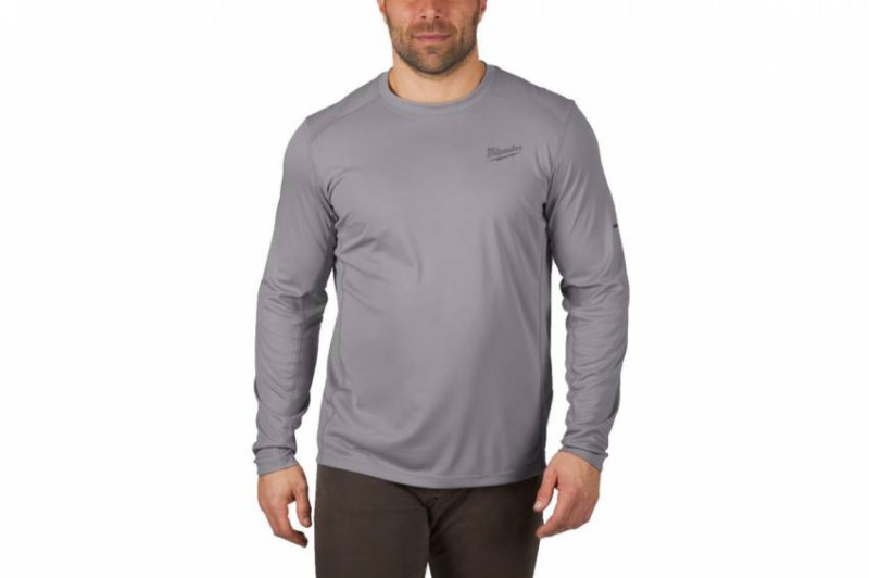 WWLSG-L WARM LONG SLEEVE SHIRT GREY XXX-4933478190