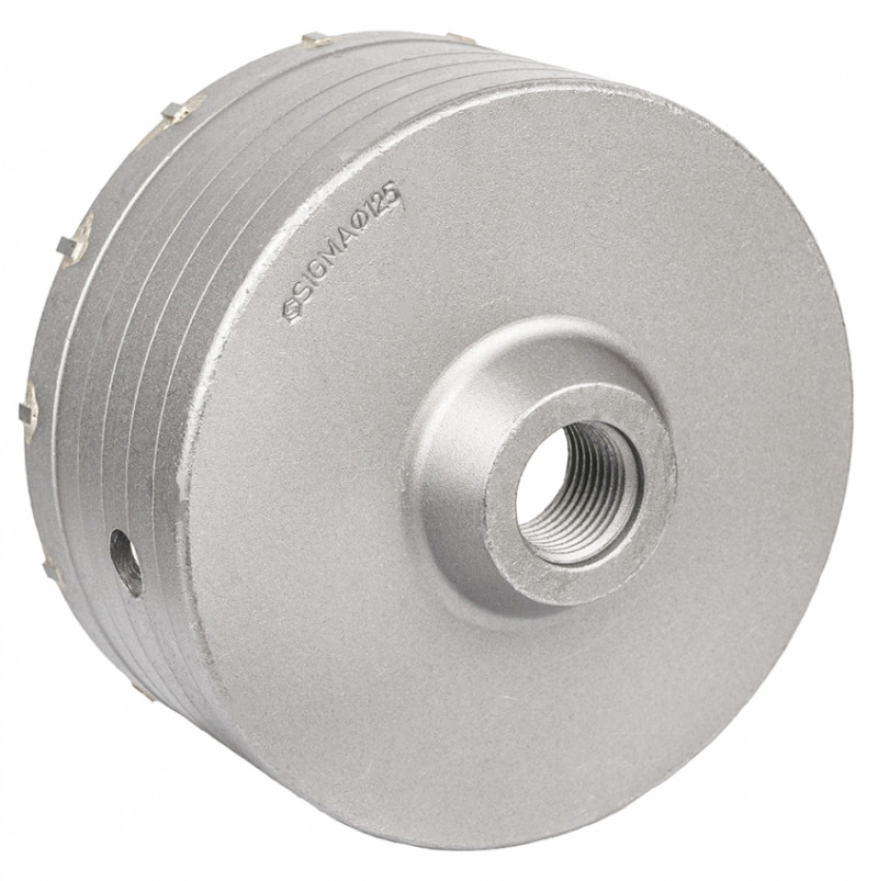 Коронка по бетону Ø125х70мм 12 зубців Sigma (1513201)-1513201