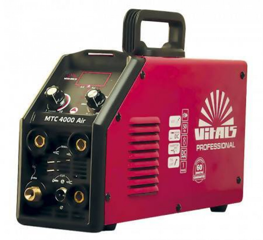 Зварювальний апарат 3 в 1 Vitals MTC 4000k Air CUT/TIG/MMA-920696
