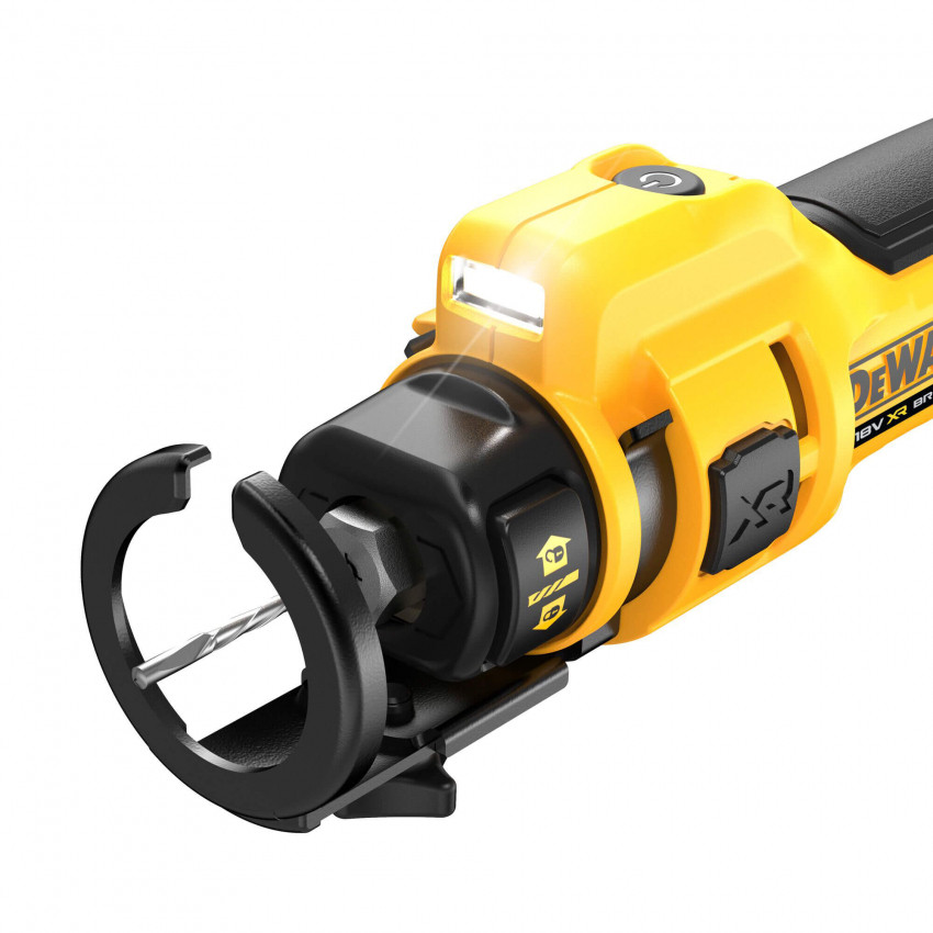 Фрезер акумуляторний для вирізання гіпсокартону DeWALT DCE555N-DCE555N