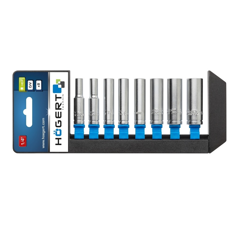 Набір голівок подовжених шестигранних HOEGERT 5.5 - 13 HT1A886-HT1A886