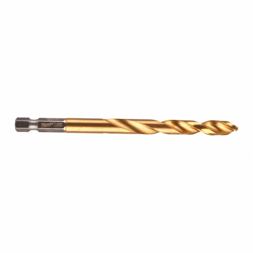Свердло по металу RedHEX HSS-G TiN MILWAUKEE, Ø4,0мм, (2шт)-48894708