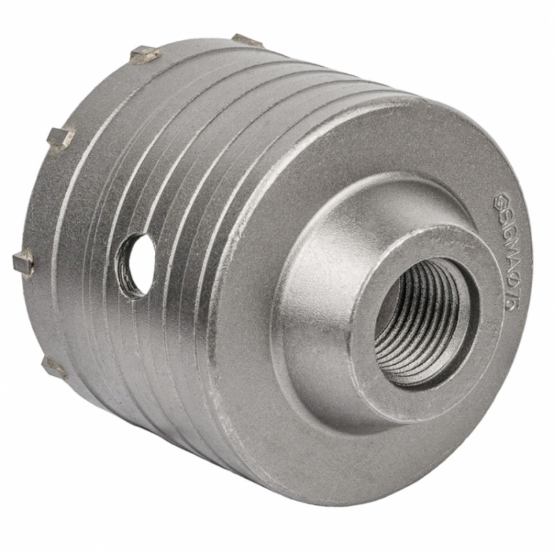 Коронка по бетону Ø75х70мм 8 зубців Sigma (1513101)-1513101