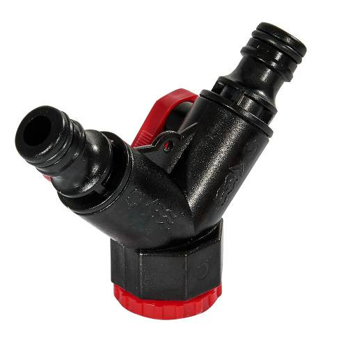 Розподільник 2-канальний з регулюванням кожного каналу 1/2″ з внутрішньою нарізкою на вході 3/4″-191549