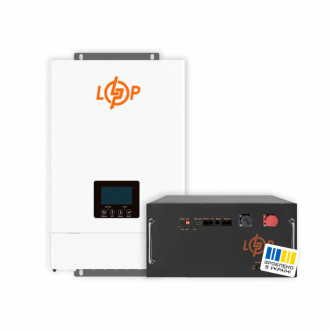Комплект резервного живлення LogicPower ДБЖ W6000 + літієва (LiFePO4) батарея 16128 Вт/год (37760+40680 315 Ah)-[articul]
