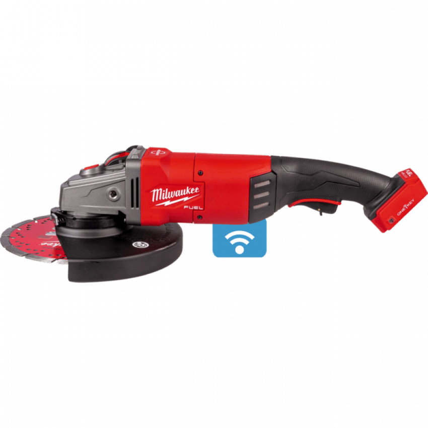 Шліфмашина кутова акумуляторна безщіткова MILWAUKEE 230 мм M18ONEFLAG230XPDB-0-4933478781