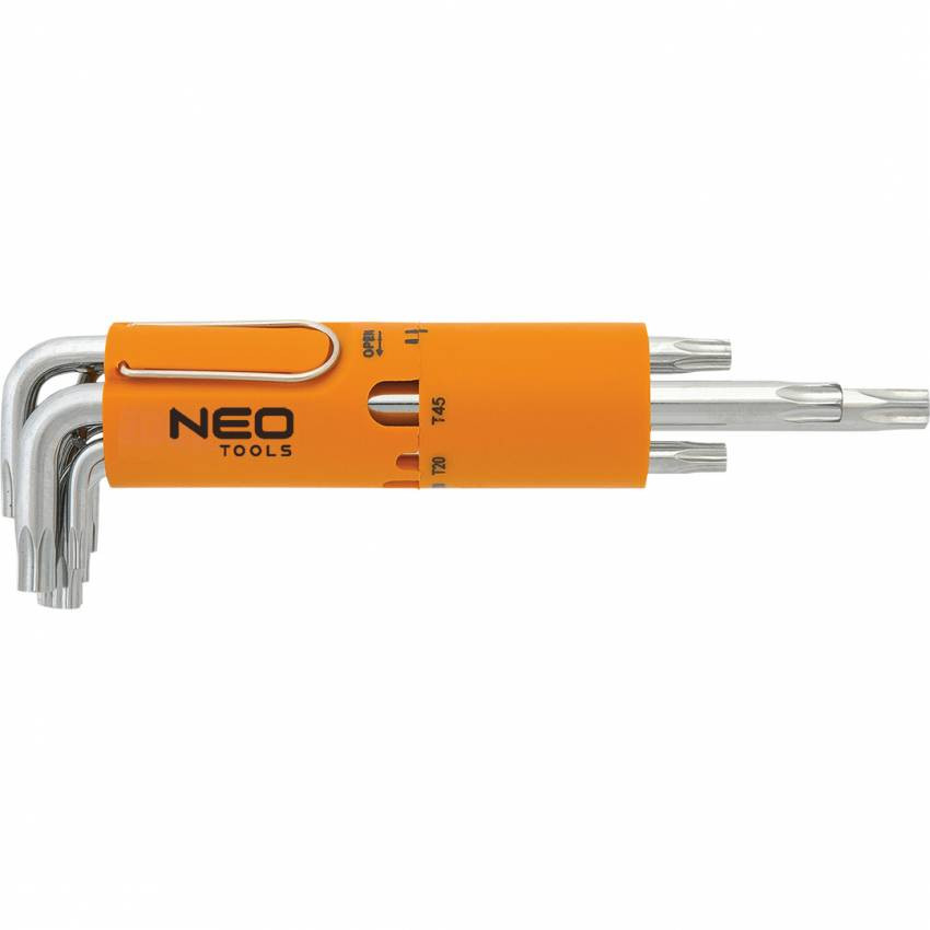 Ключі шестигранні Torx, T10-T50 мм, набір 8 шт.*1 уп.-09-514