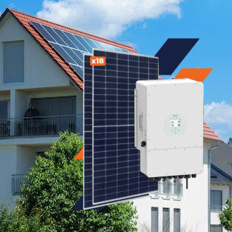 Комплект СЕС DEYE for LP 8 kW GRID 3Ф - з можливістю підключення автономного джерела-[articul]