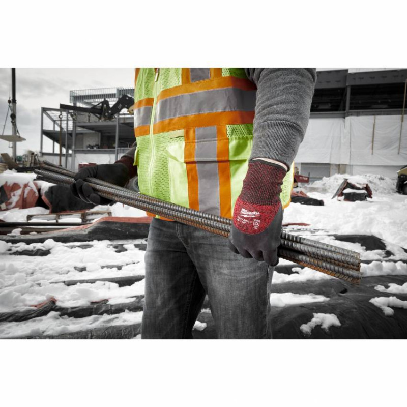 Рукавички MILWAUKEE із захистом 1 рівня від порізів, зимові, 8/M-4932471343