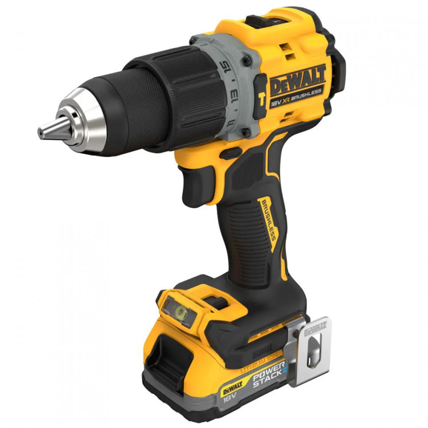 Дриль-шуруповерт акумуляторна безщіткова ударна DeWALT DCD805E1T-DCD805E1T