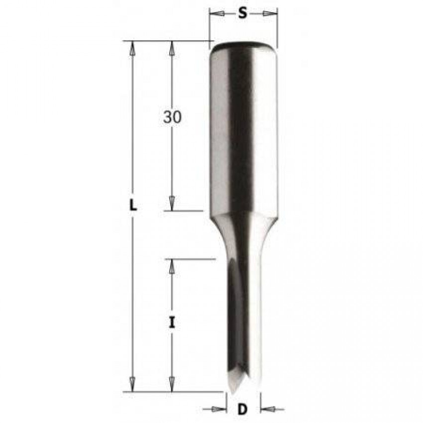 106.130.30 Фреза осциляц. HL D=13 I=25 L=60 S=12x30 Z=4 RH&LH-106.130.30