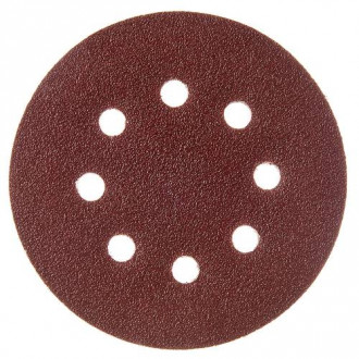 Круг шліфувальний самозачіпний Vitals 125 мм 8 отв з. 60, 5 шт.