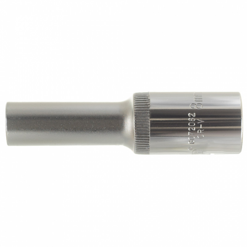Насадка шестигранна довга 1/2" 8мм CrV ULTRA (6072082)-6072082