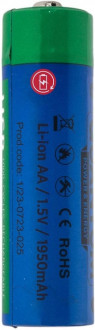 Акумулятор літій-іонний Quantum USB Li-ion AA 1.5 В, 1950 мА·год + Type-C кабель (0746020704633)