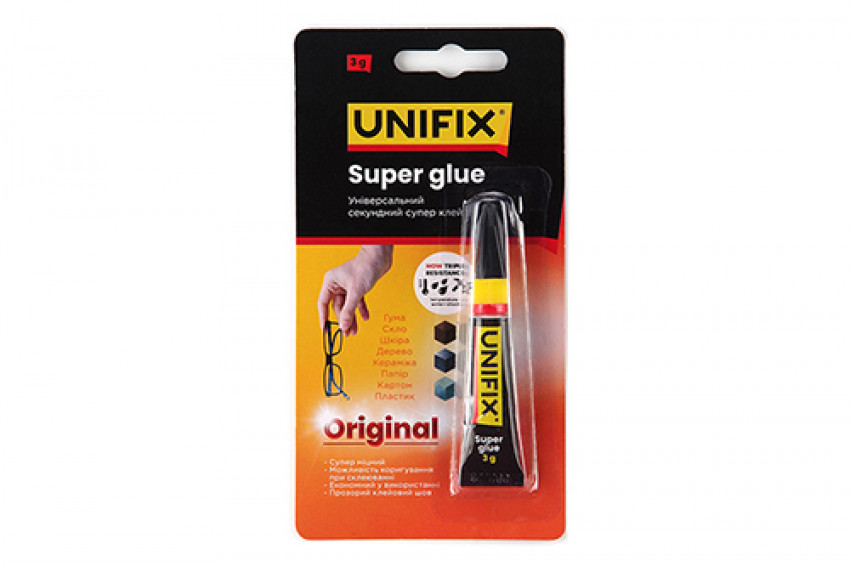 Супер клей 3г UNIFIX-940003