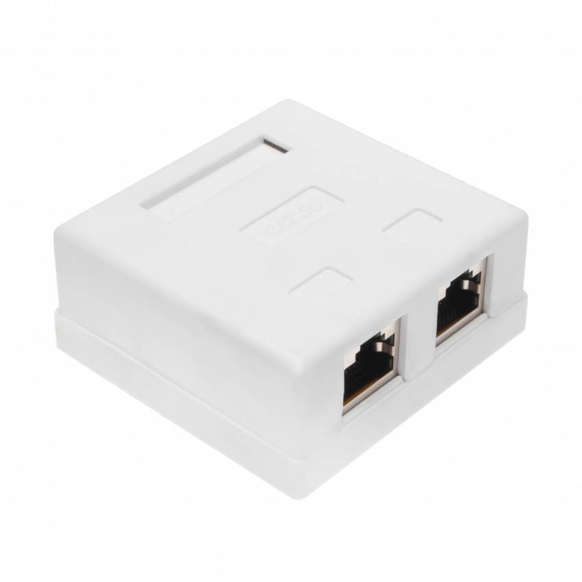 Розетка RJ-45 2-порта кат.5е FTP LP-214-