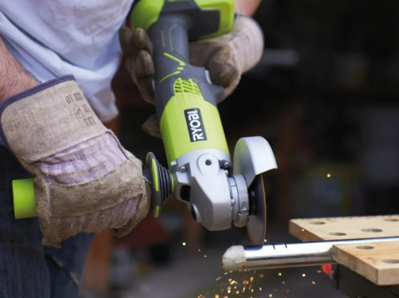 Шліфмашина кутова акумуляторна RYOBI, M18 M18 R18AG-140S, діаметр 115мм (ЗП+1 x 4.0Aг, сумка)-5133004301