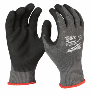 Рукавиці робочі MILWAUKEE, з опором порізам 5/Е, розмір 10/XL, (12 пар)-[articul]