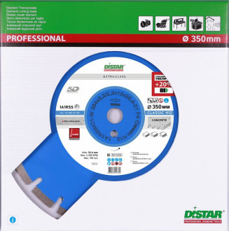 Коло алмазне Distar Classic Н12 304 мм сегментний відрізний диск з армованого бетону (1218500417-[articul]