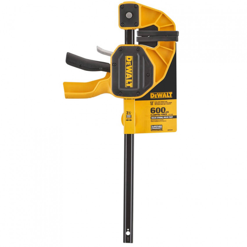 Струбцина XL триггерная з максимальним зусиллям стиснення 135 кг DeWALT DWHT0-83185-DWHT0-83185