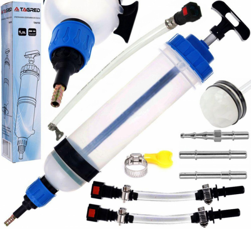 Ручний аспіратор для відкачування рідин з адаптерами TAGRED TA4153-TA4153