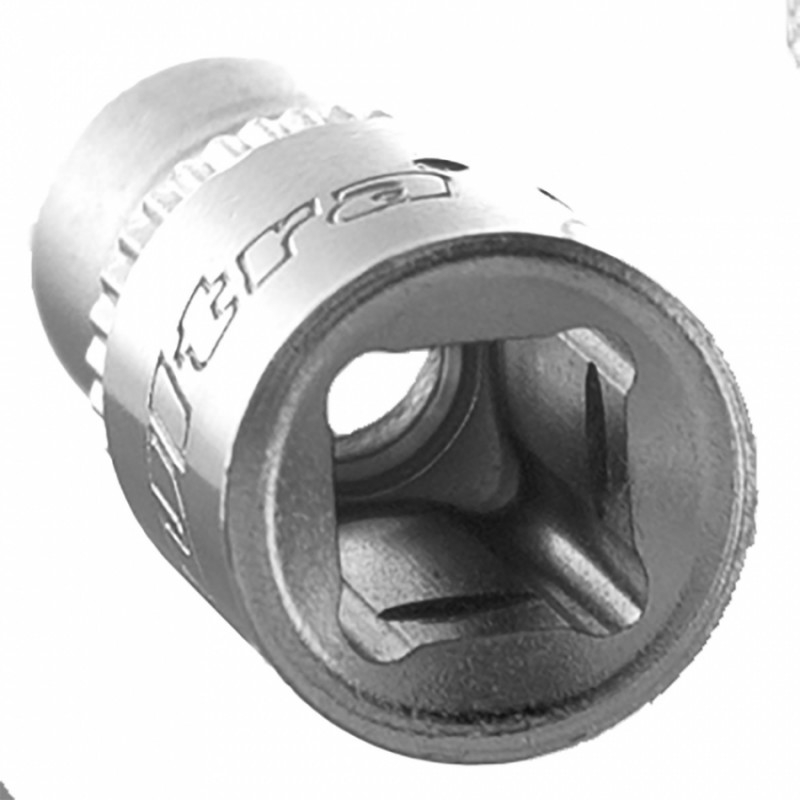Насадка шестигранна коротка 1/4" 6мм CrV ULTRA (6060062)-6060062