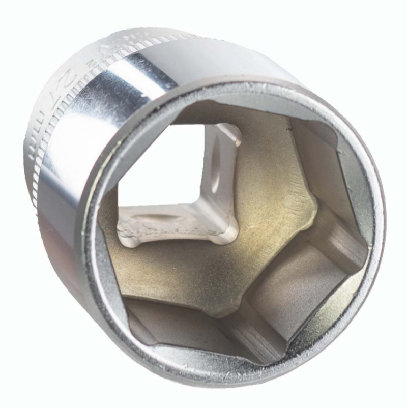 Насадка шестигранна коротка 1/2" 27мм CrV ULTRA (6070272)-6070272