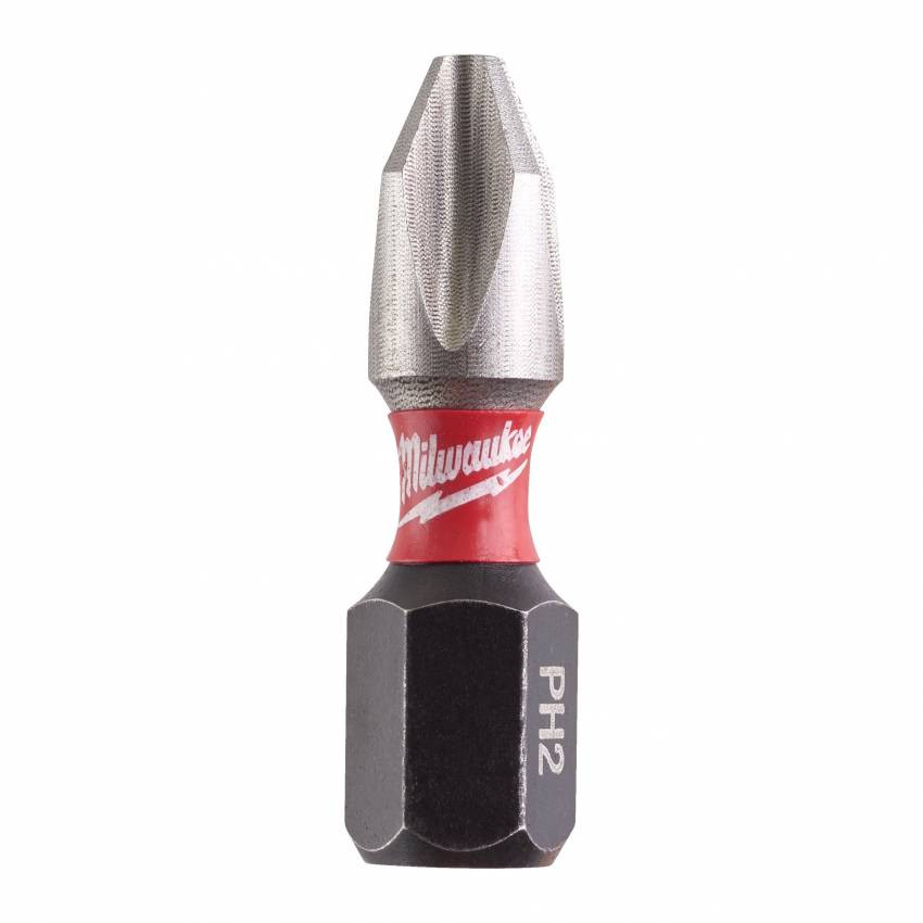 BIT SHOCKWAVE MILWAUKEE, PH2, 25 мм, (25 шт.)-4932430853