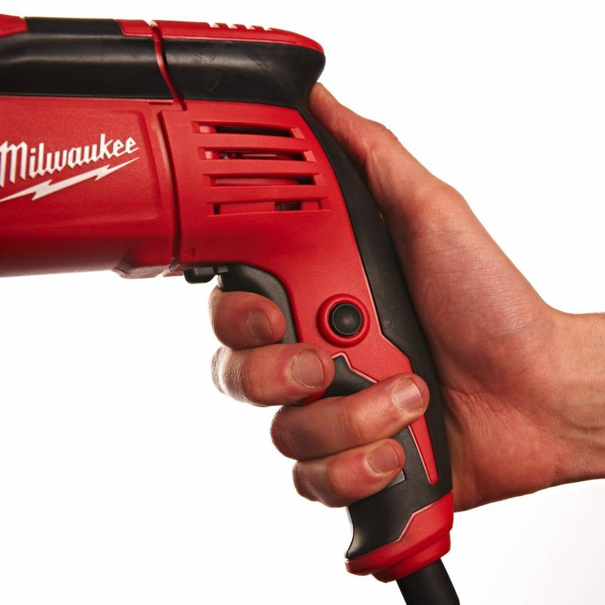 Дриль з ударом двошвидкісний MILWAUKEE, PD2E 22 R, 850Вт-4933419570